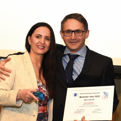 Market�r roku 2022 - Mal� delf�n - Jan Vokurka, majitel a jednatel, Kitl, s.r.o. - za revitalizaci tradi�n� zna�ky Vratislavick� kyselka