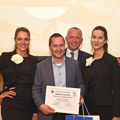 Market�r roku 2022 - �estn� uzn�n� za �sp�nou nominaci - Ing. Karel Friml, MBA, Z�pado�esk� univerzita v Plzni - za nov� syst�m oce�ov�n� v�stup� kreativn�ho pr�myslu
