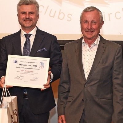 Market�r roku 2022 - �estn� uzn�n� za �sp�nou nominaci - Mgr. Radek Hrab�, p�edseda spolku, vedouc� projektu, Sv�tky hudby, z.s. - za efektivn� komunikaci kulturn�ho projektu