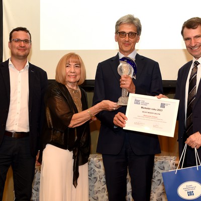 �esk� marketingov� spole�nost - Velk� modr� delf�n - hlavn� cena sout�e a Titul Market�r roku 2023